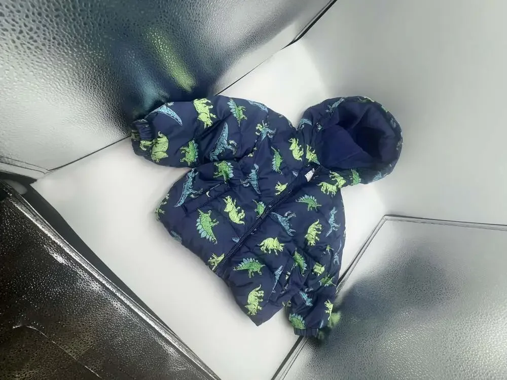 Old Navy Toddler Boys Water-Resistant Dinosaur Print Puffer Jacket